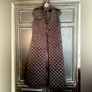 Size Small, Women’s Black Long Vest